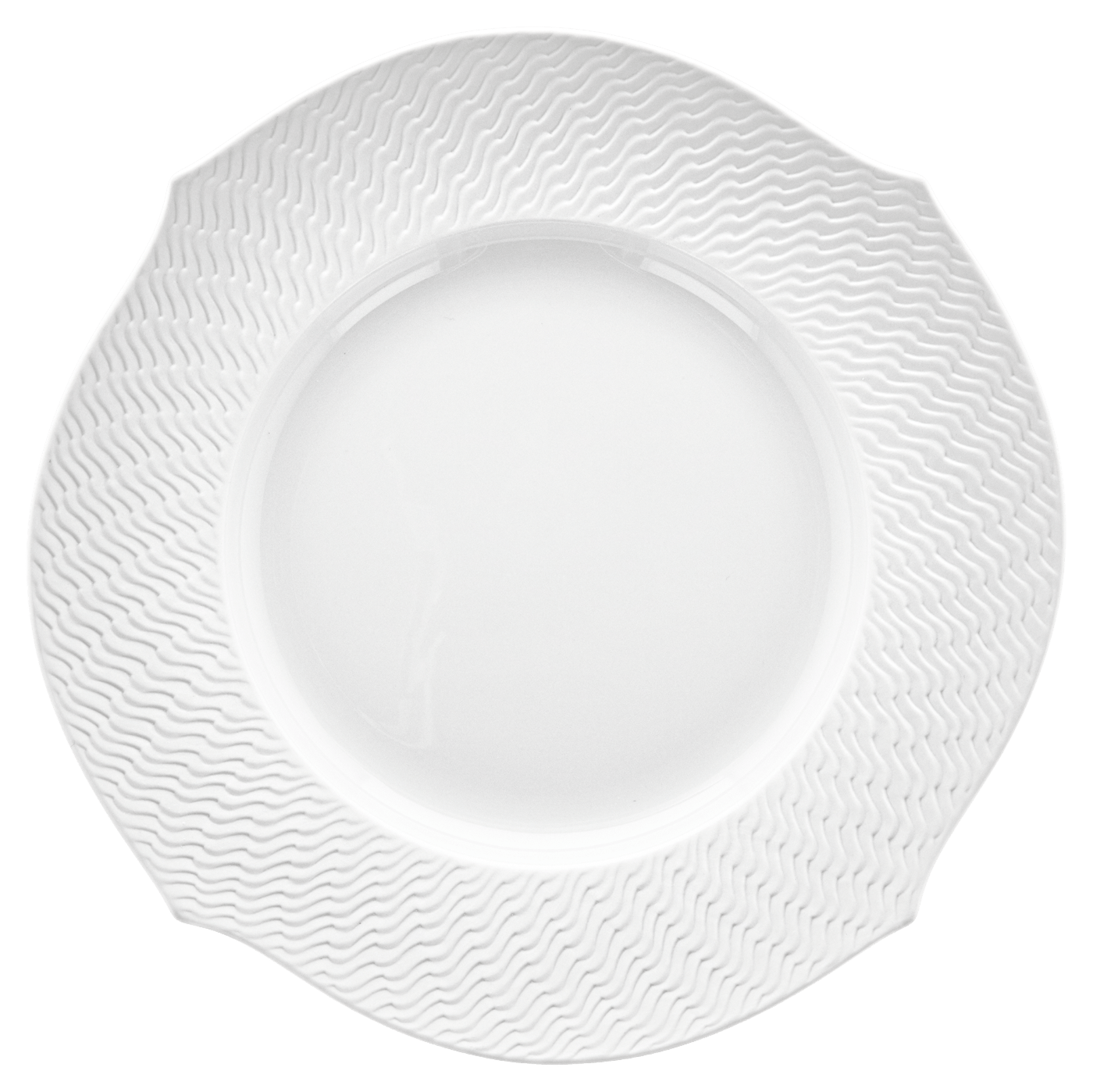 Brotteller Biskuit Ø 19,5 cm | Meissen Wellenspiel Relief 860101 - 29470 - Meissen Weimar