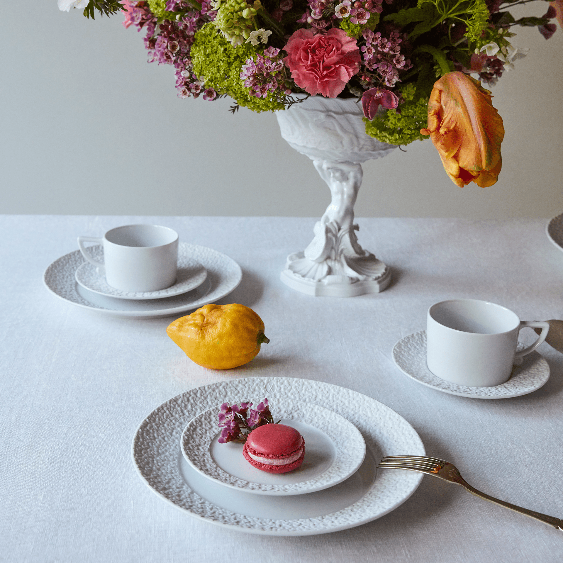 Brotteller, Biskuit Weiß, Ø 14 cm | Meissen No.41 Royal Blossom 860101 - 42500 - Meissen Weimar