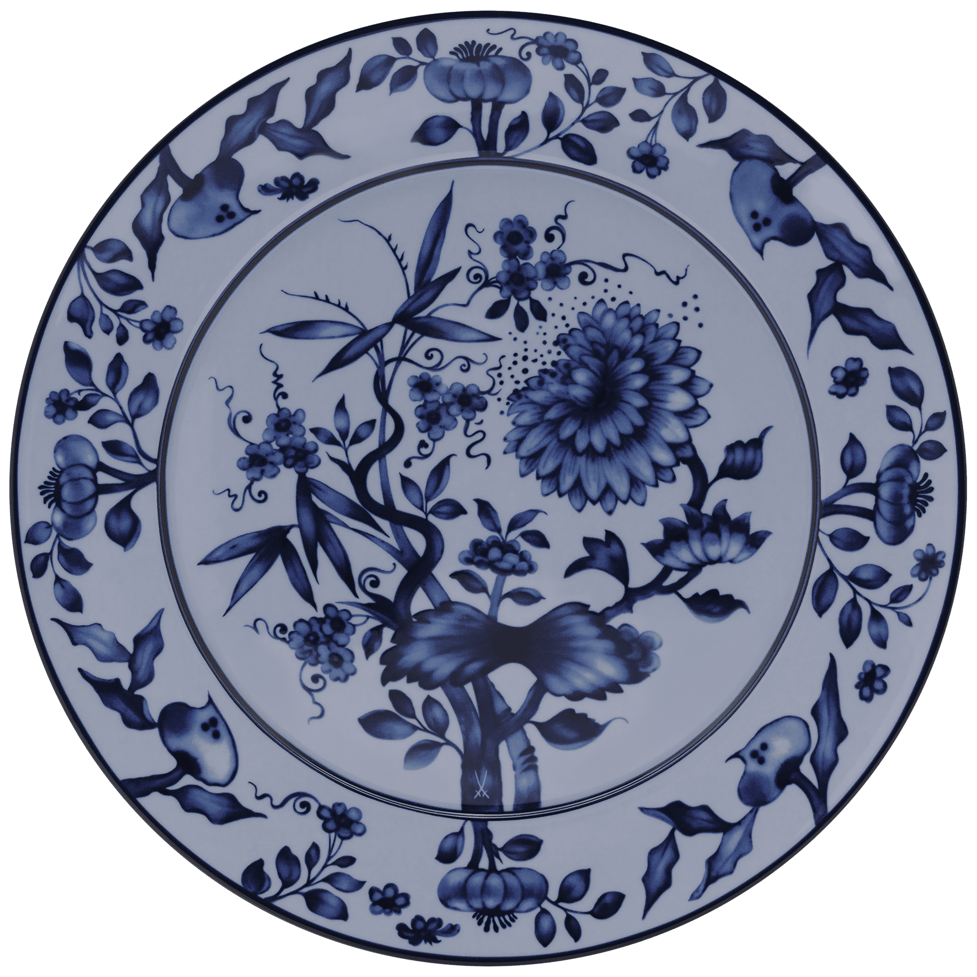 Brotteller, blau, Ø 17 cm | Meissen No.41 Zwiebelmuster 79b540-41501 - Meissen Weimar