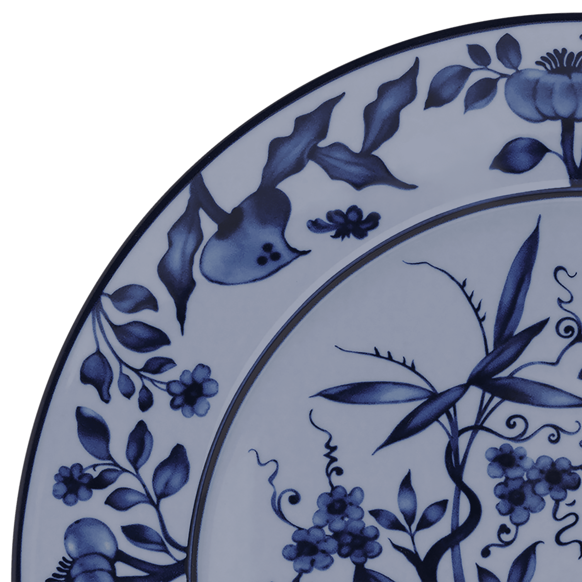 Brotteller, blau, Ø 17 cm | Meissen No.41 Zwiebelmuster 79b540-41501 - Meissen Weimar