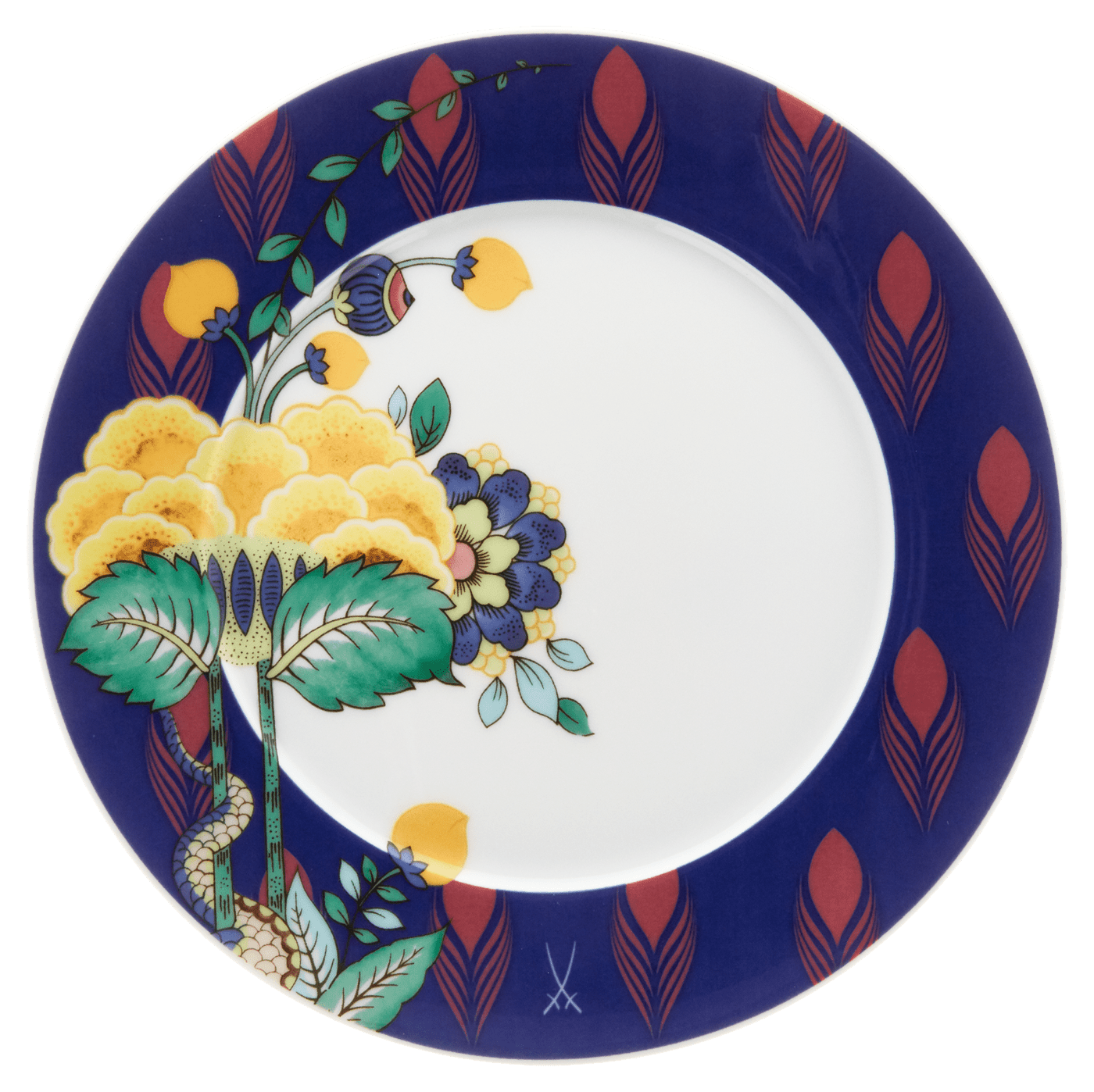 Brotteller, "Mystic Garden", Ø 17 cm | Meissen No.41 Collage 79A523 - 41501 - Meissen Weimar