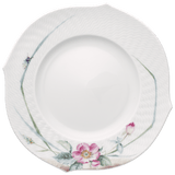 Brotteller Waldflora Heckenrose, Ø 19,5 cm | Meissen Wellenspiel Relief