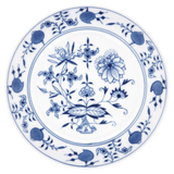 Brotteller, Zwiebelmuster, kobaltblau, weißer Rand, Ø 17 cm | Meissen No.41 Zwiebelmuster