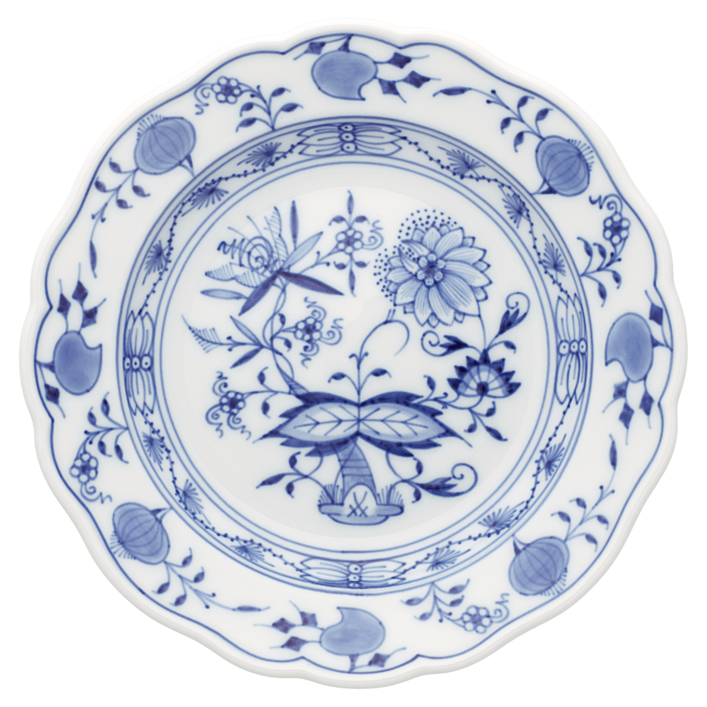 Brotteller, Zwiebelmuster, Ø 14 cm | Meissen Neuer Ausschnitt 800101 - 00500 - Meissen Weimar