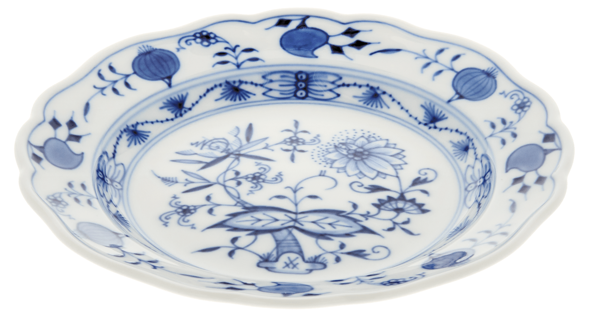 Brotteller, Zwiebelmuster, Ø 14 cm | Meissen Neuer Ausschnitt 800101 - 00500 - Meissen Weimar