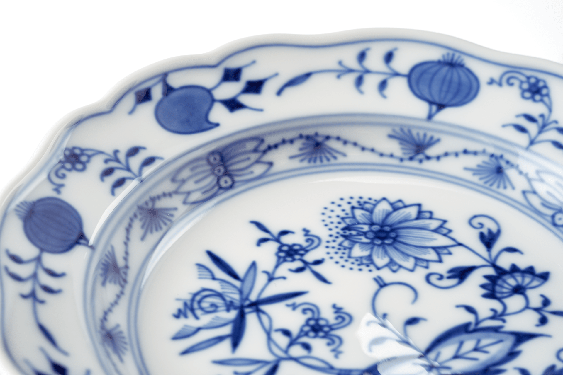 Brotteller, Zwiebelmuster, Ø 14 cm | Meissen Neuer Ausschnitt 800101 - 00500 - Meissen Weimar