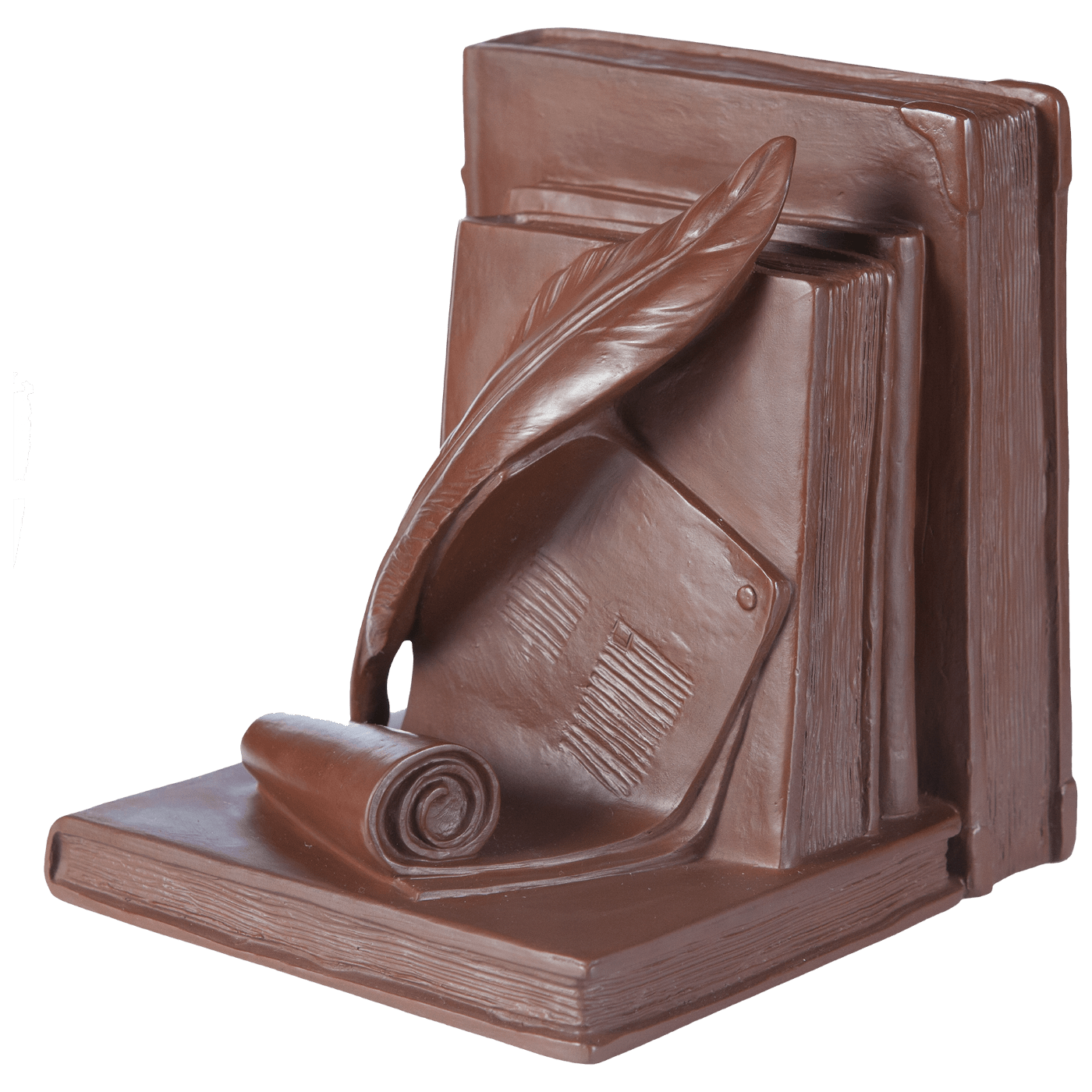 Buchstütze mit Feder, Böttgersteinzeug, H 14.5 cm | Accessoires Meissen Böttgersteinzeug 000002 - 85741 - Meissen Weimar