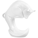 Büffel, Weiß, H 13 cm | Meissen Figuren Chinesisches Jahrestier