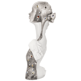 Büste Butterfly, Platin-Dekor, H 28 cm, limitiert | Meissen Figuren Individuell