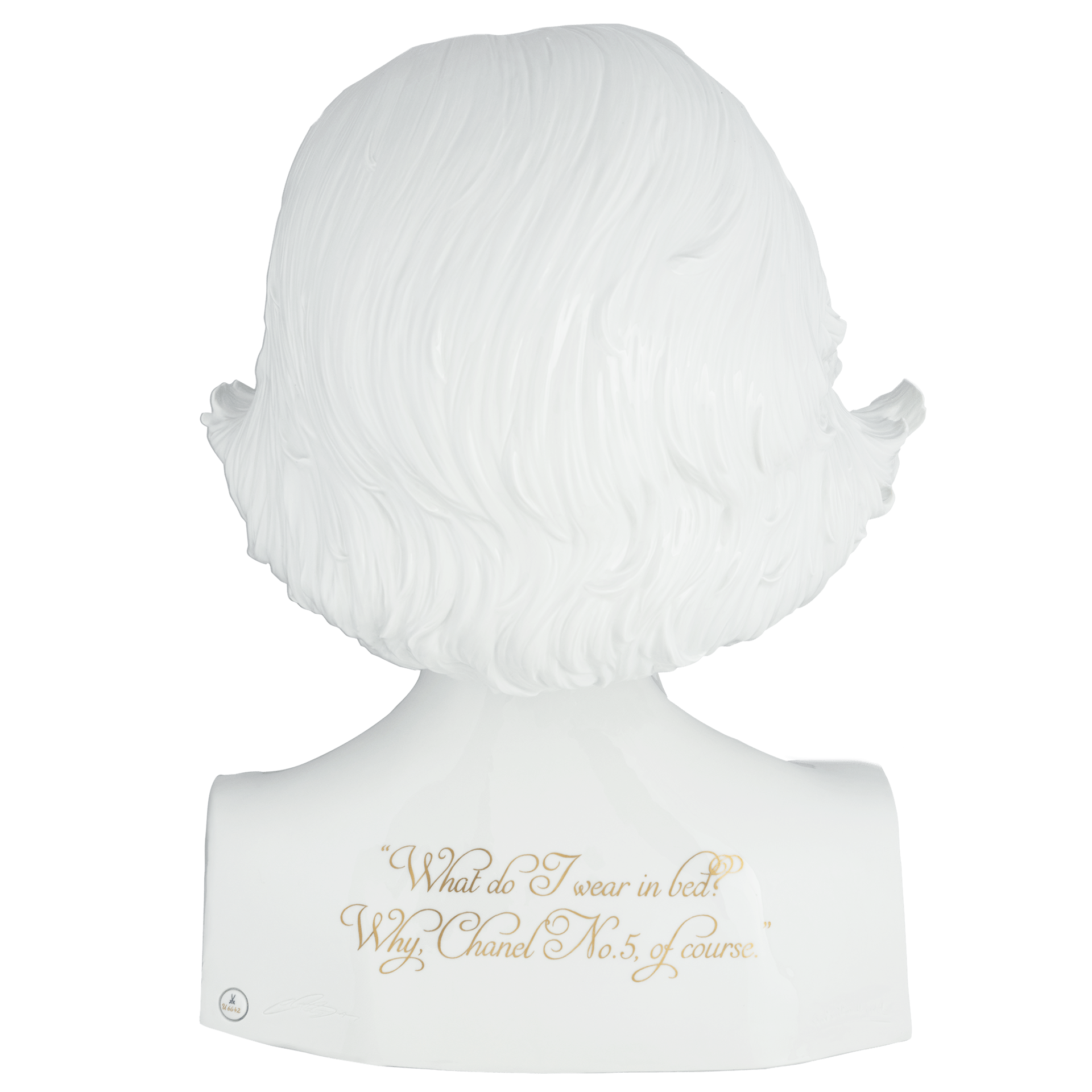 Büste Marilyn II, Weiß, H 45 cm | Meissen Unikate 63c066-u6642 - Meissen Weimar