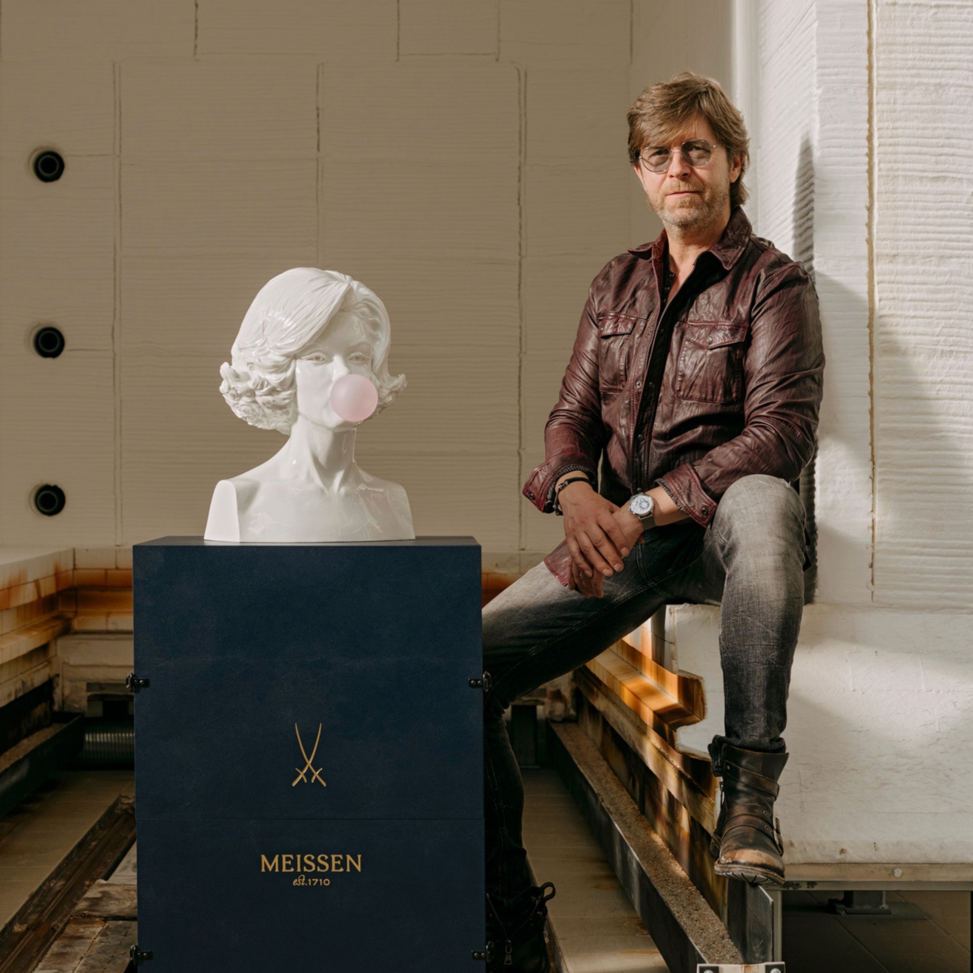 Büste Marilyn II, Weiß, H 45 cm | Meissen Unikate 63c066-u6642 - Meissen Weimar