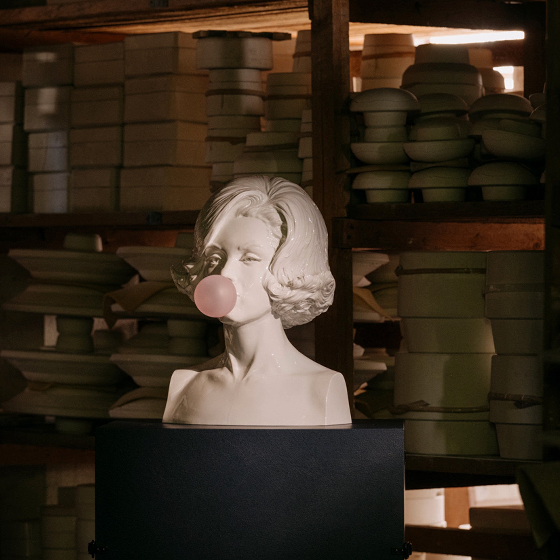 Büste Marilyn II, Weiß, H 45 cm | Meissen Unikate 63c066-u6642 - Meissen Weimar