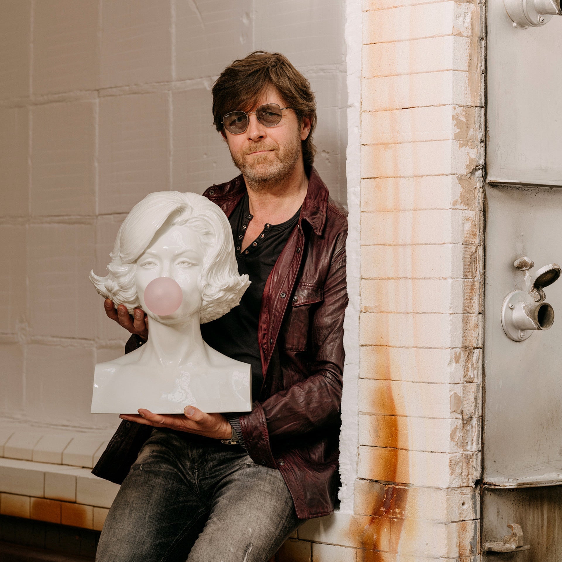 Büste Marilyn II, Weiß, H 45 cm | Meissen Unikate 63c066-u6642 - Meissen Weimar