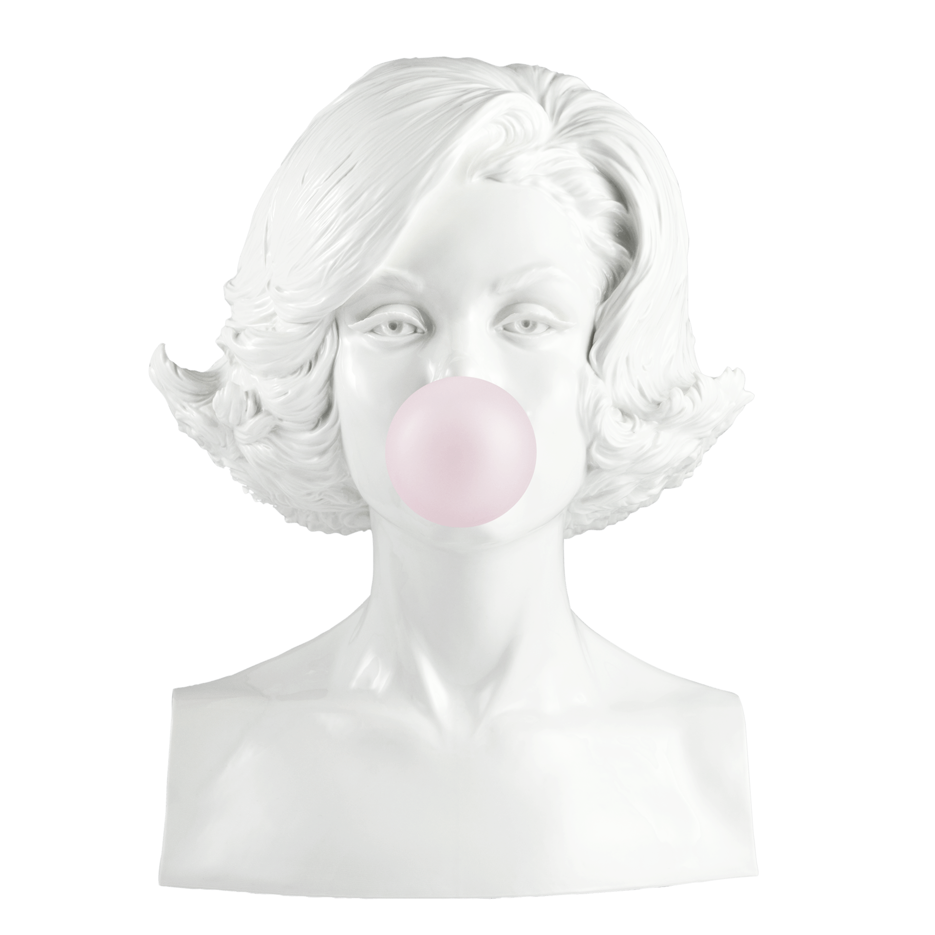 Büste Marilyn II, Weiß, H 45 cm | Meissen Unikate 63c066-u6642 - Meissen Weimar