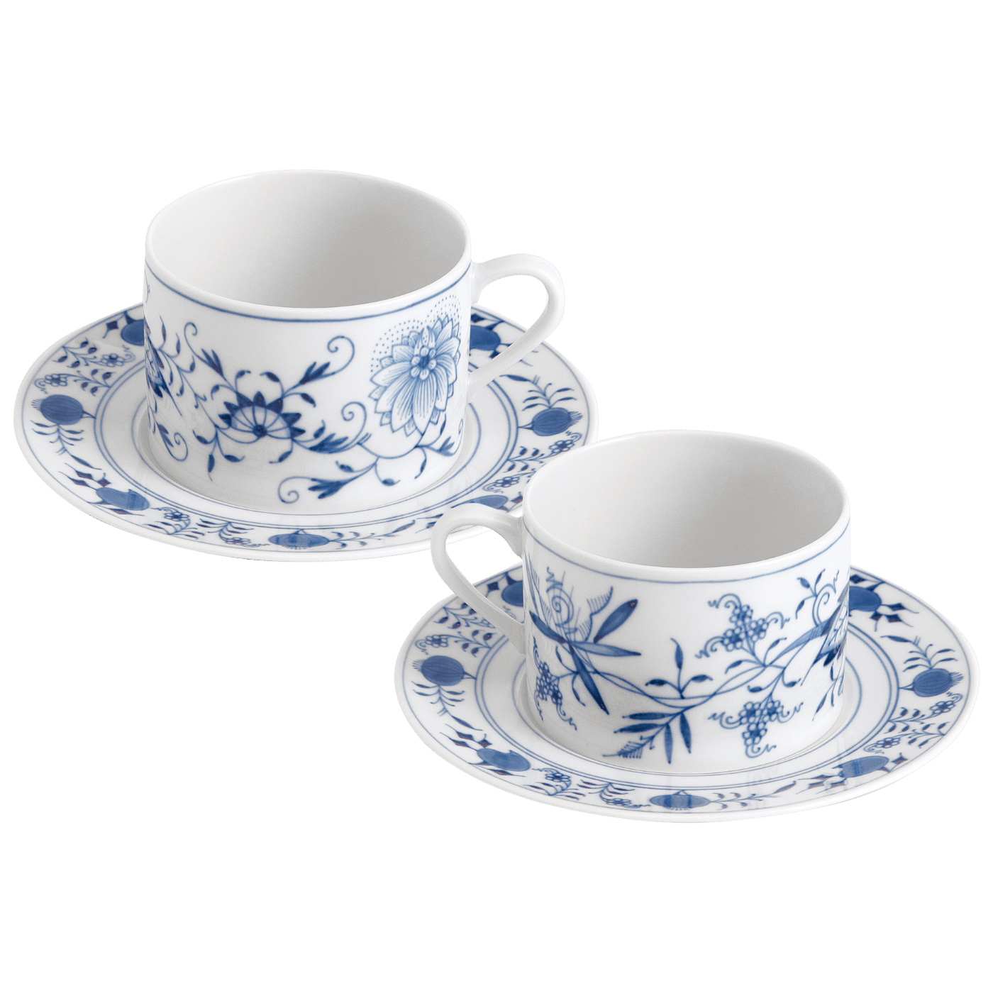 Cappuccino - Set, Zwiebelmuster, 4 - Teilig | Meissen No.41 Zwiebelmuster 800101 - c3601 - Meissen Weimar