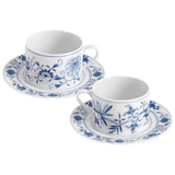 Cappuccino-Set, Zwiebelmuster, 4-Teilig | Meissen No.41 Zwiebelmuster