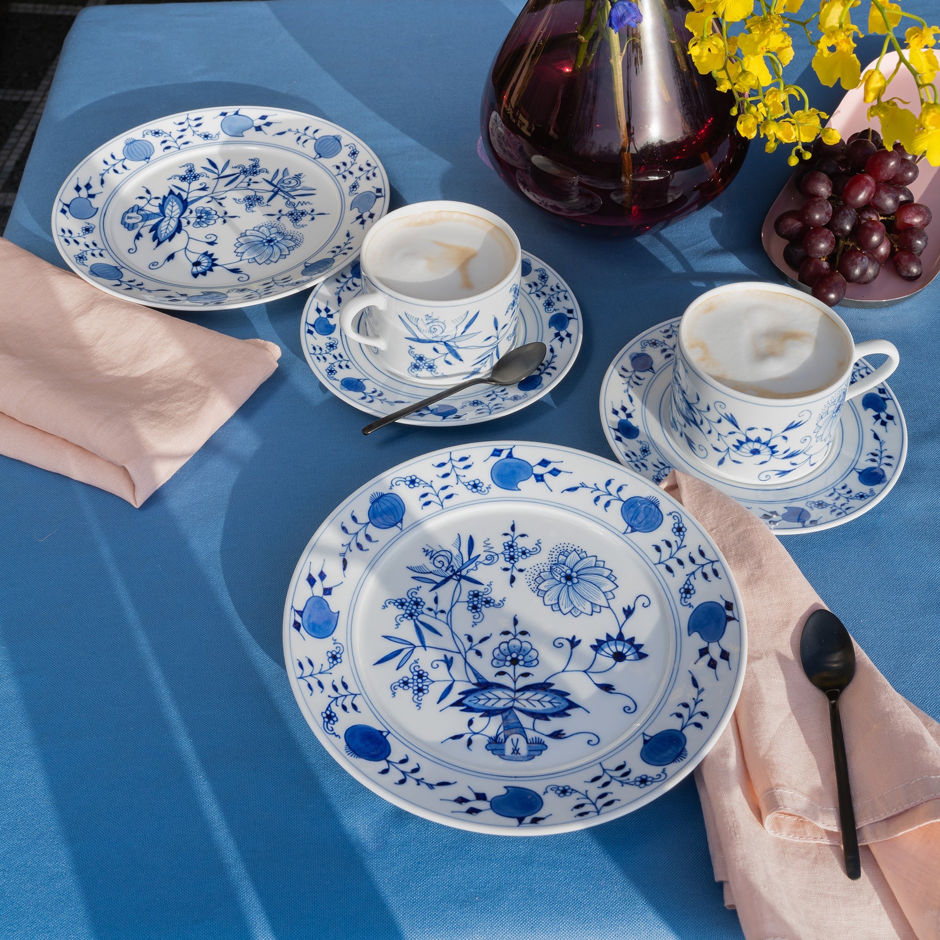 Cappuccino - Set, Zwiebelmuster, 4 - Teilig | Meissen No.41 Zwiebelmuster 800101 - c3601 - Meissen Weimar