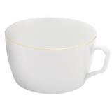 Cappuccinoobertasse, ohne Dekoration, Goldrand, V 0,3 l | Meissen Cosmopolitan