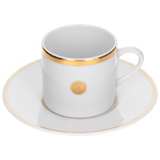 Cappuccinotasse, Goldband, Goldfaden, V 0,25 l | Meissen No.41 Swords Luxury Gold