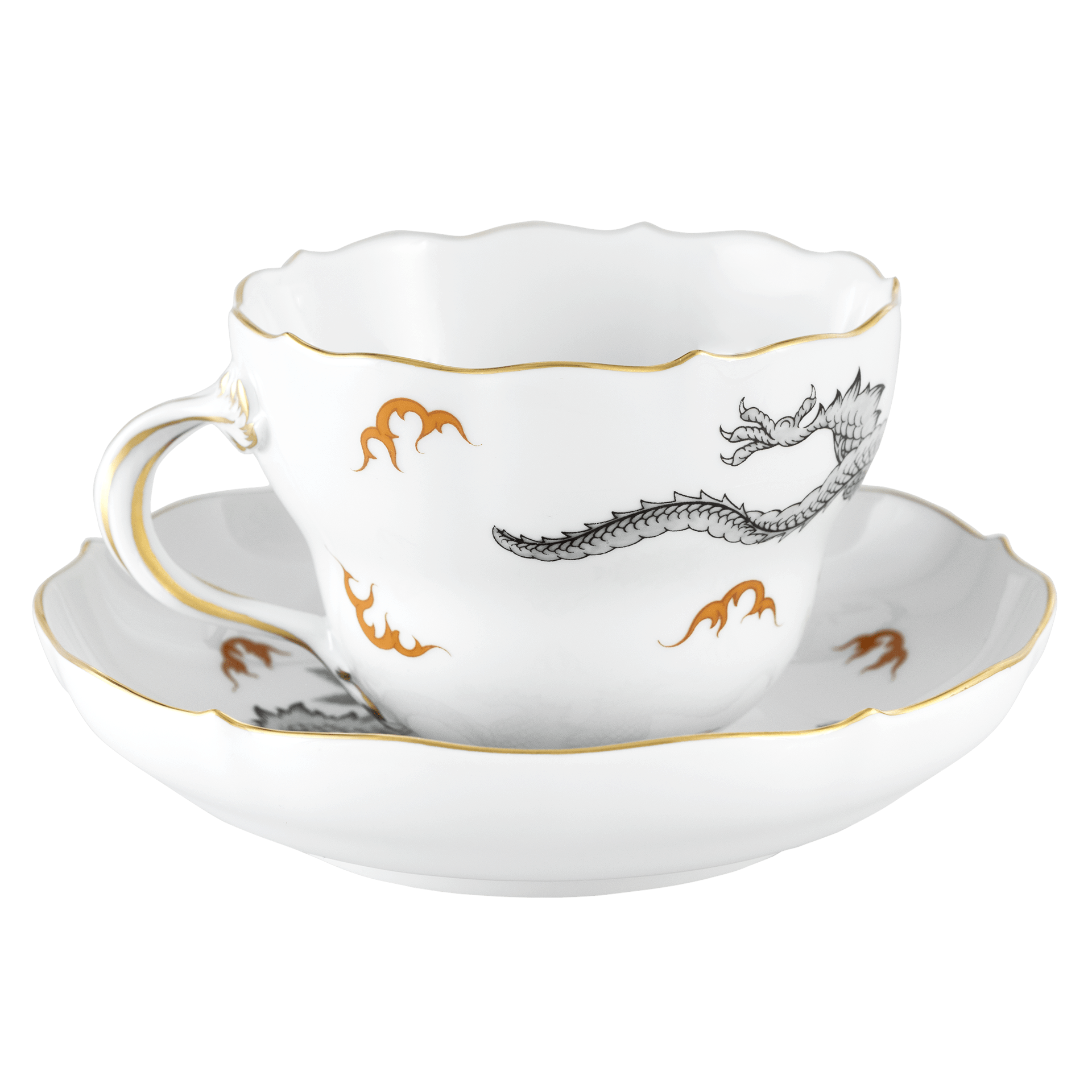 Cappuccinotasse Ming Drache, H 10 cm | Meissen Neuer Ausschnitt 33d010-00584 - Meissen Weimar