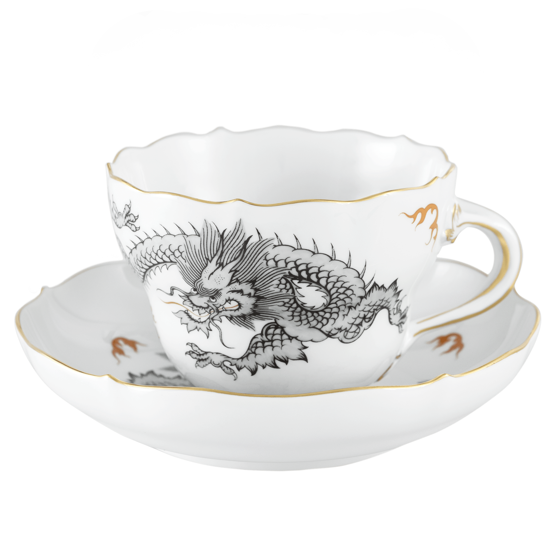 Cappuccinotasse Ming Drache, H 10 cm | Meissen Neuer Ausschnitt 33d010-00584 - Meissen Weimar