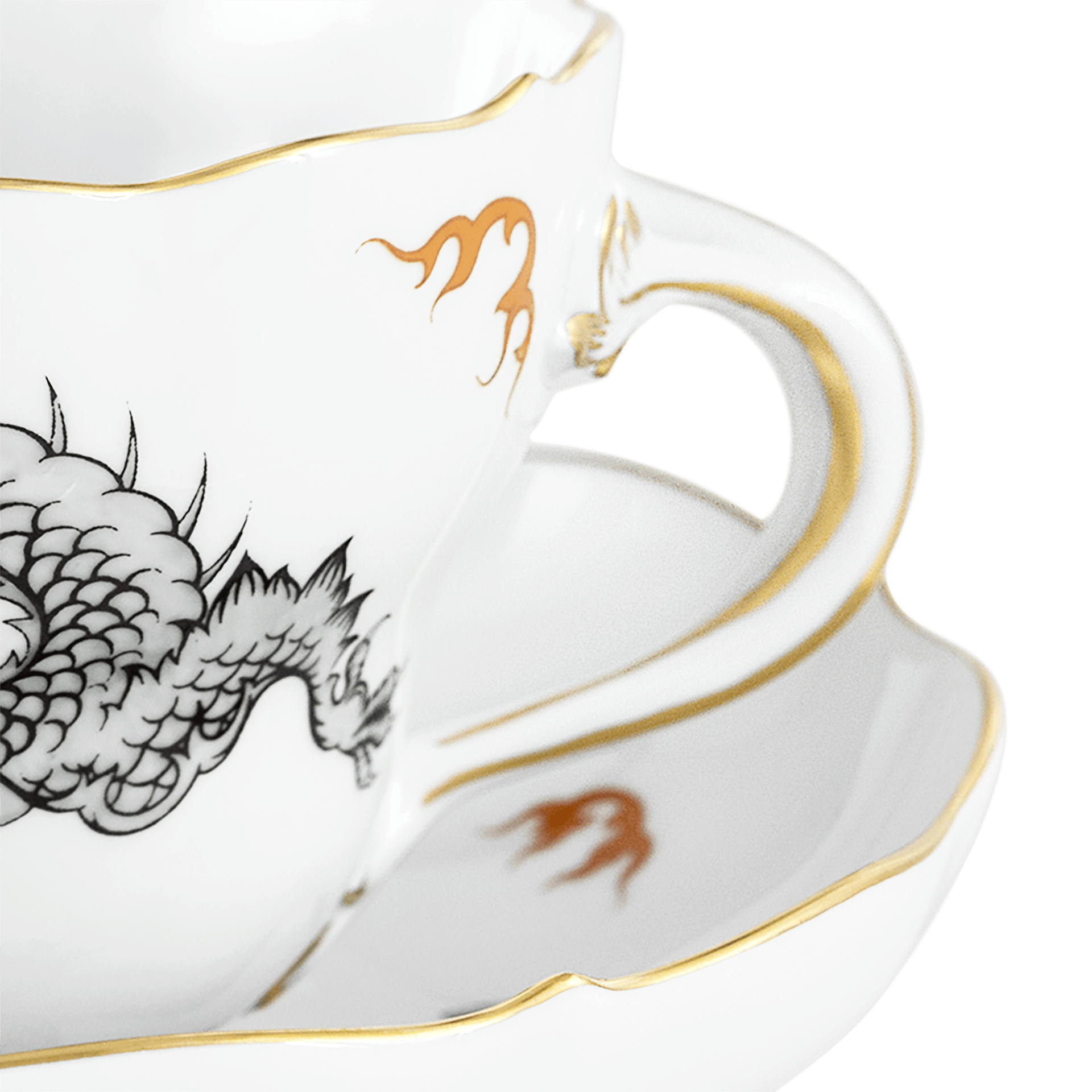 Cappuccinotasse Ming Drache, H 10 cm | Meissen Neuer Ausschnitt 33d010-00584 - Meissen Weimar