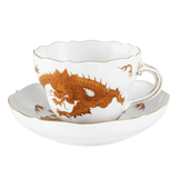 Cappuccinotasse, Ming-Drache, rot, handausgemalt, V 0,25 l | Meissen Neuer Ausschnitt