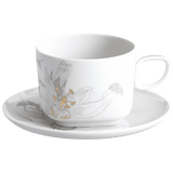 Cappuccinotasse mit Untertasse, Passionsblume, H 8 cm | Meissen Nova