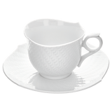 Cappuccinotasse Weiß, V 0,3 l | Meissen Wellenspiel Relief