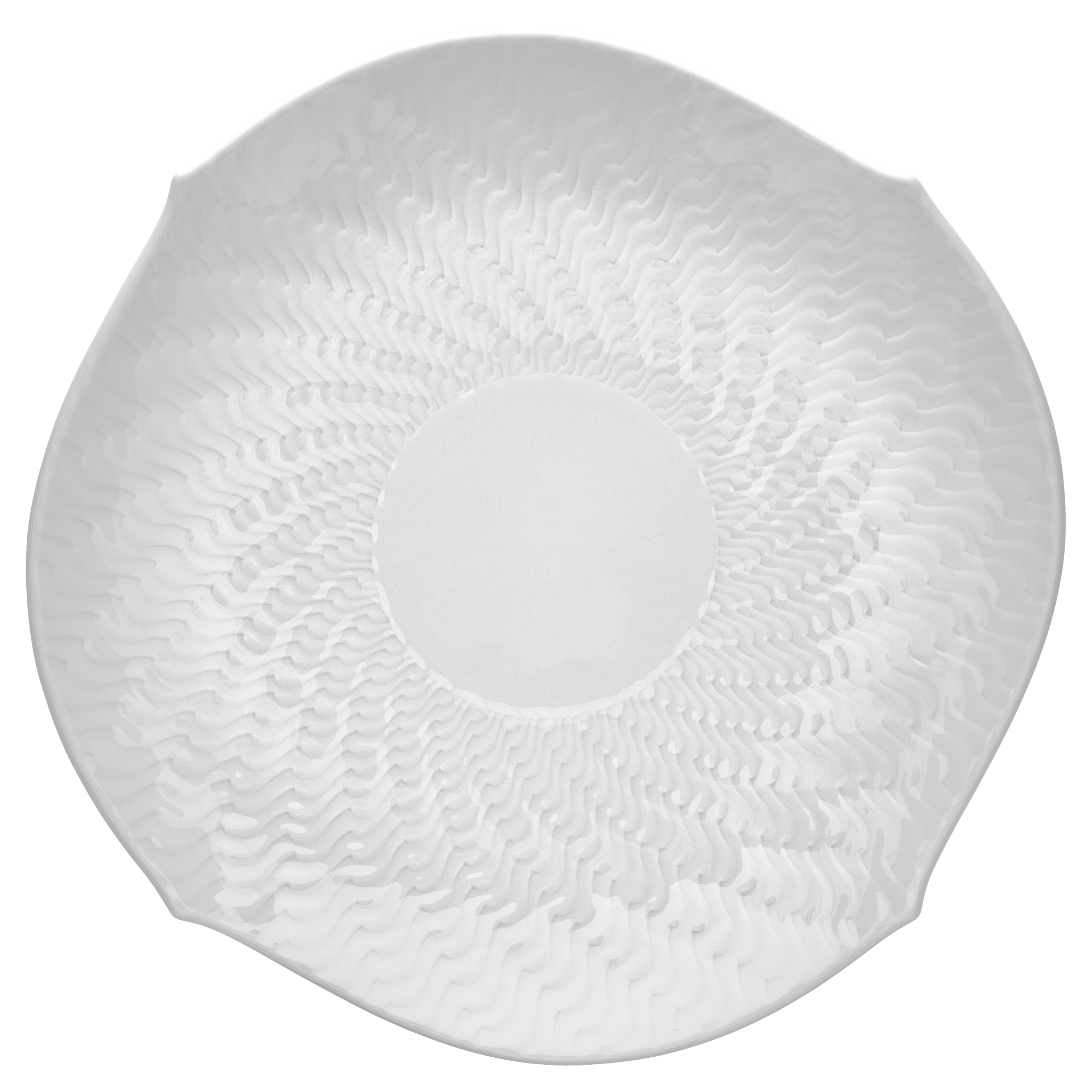 Cappuccinotasse Weiß, 0,3 l | Meissen Wellenspiel Relief 000001 - 29586 - Meissen Weimar