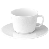 Cappuccinotasse, Weiß, V 0,2 l, H 8 cm | Meissen Vitruv Graphic