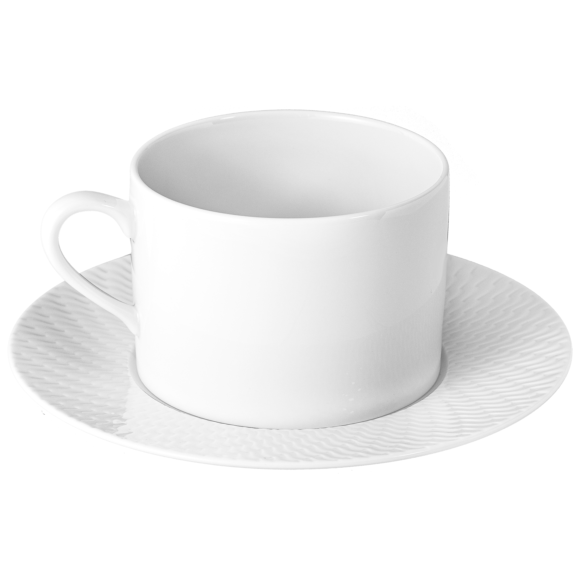Cappuccinotasse, Weiß, V 0,25 l | Meissen No.41 Wellenspiel Relief 000001 - 29k84 - Meissen Weimar