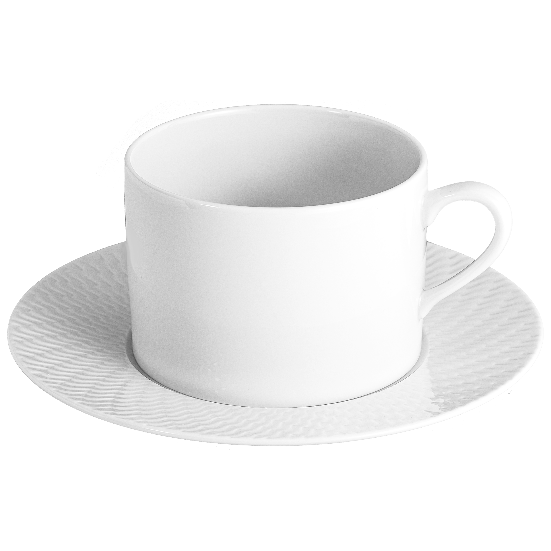 Cappuccinotasse, Weiß, V 0,25 l | Meissen No.41 Wellenspiel Relief 000001 - 29k84 - Meissen Weimar
