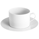 Cappuccinotasse, Weiß, V 0,25 l | Meissen No.41 Wellenspiel Relief