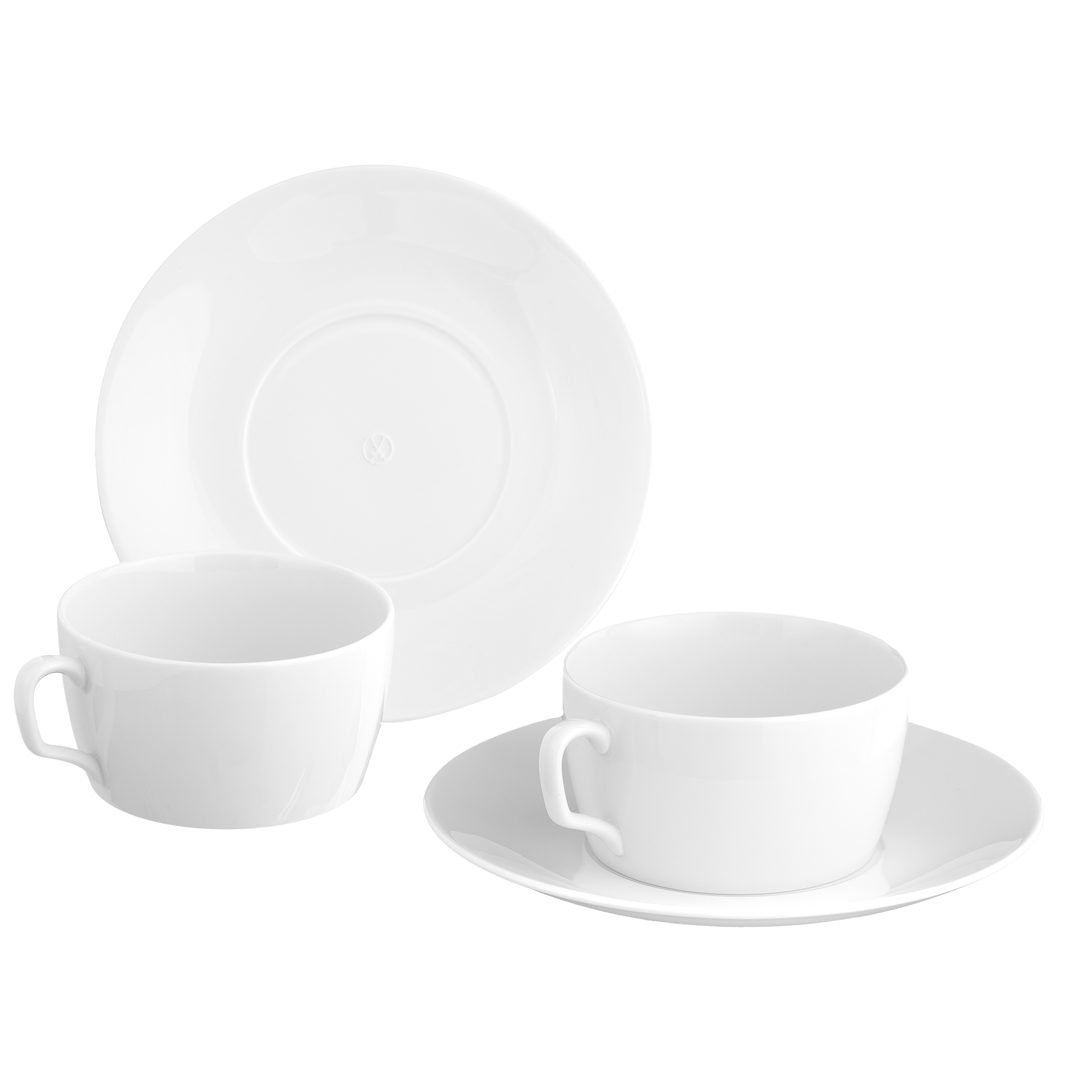 Cappuccinotassen - Set Weiß, 4 - Teilig | Meissen Cosmopolitan 000001 - c3715 - Meissen Weimar
