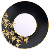 Cappuccinountertasse, 'Golden Bamboo', Ø 18 cm | Meissen Cosmopolitan