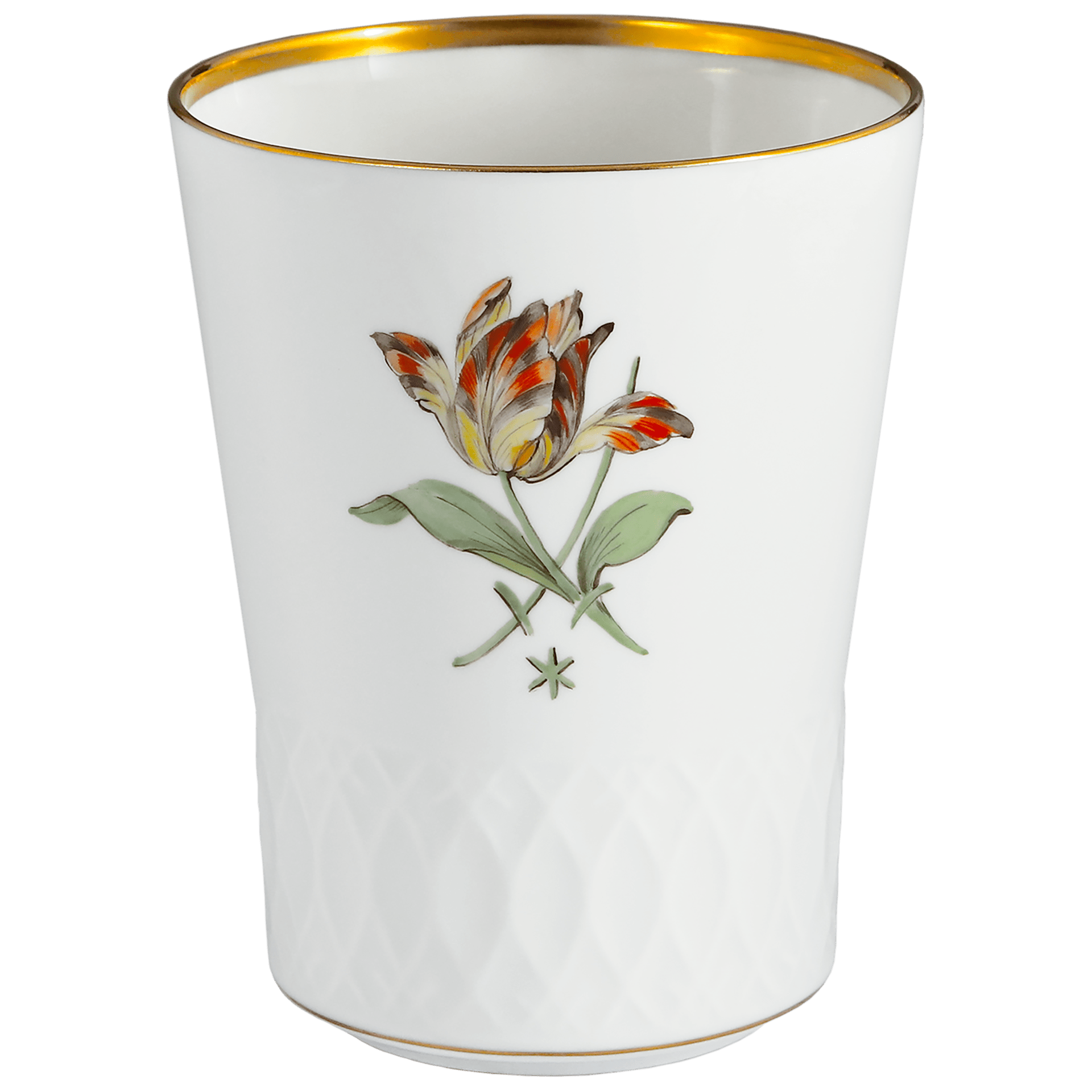 Champagnerbecher Marcolini Tulpe, H 10,5 cm | Meissen No.41 Swords Luxury Gold 20a128 - 55411 - Meissen Weimar