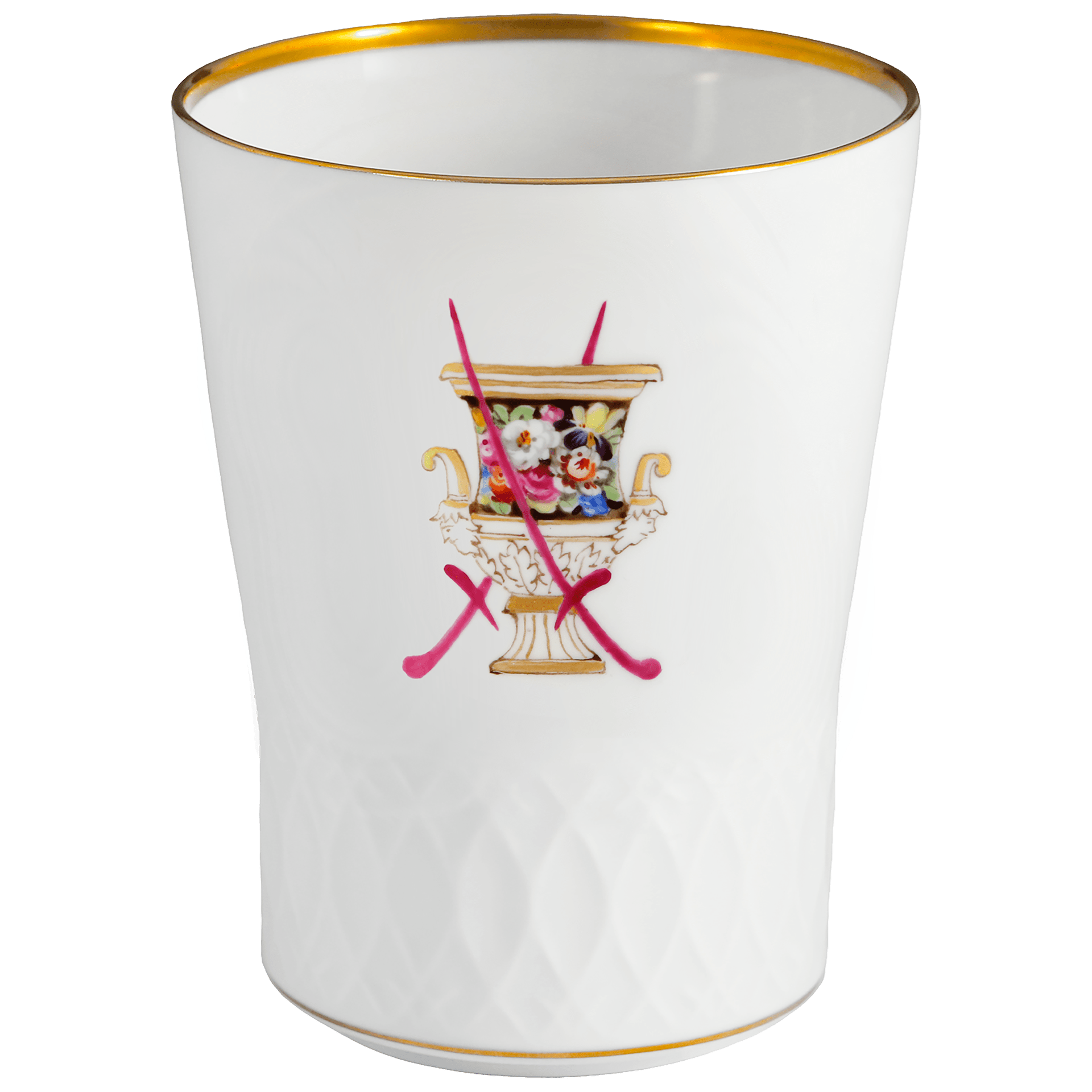 Champagnerbecher Schwerterentwicklung, H 10,5 cm | Meissen No.41 Swords Luxury Gold 20a129 - 55411 - Meissen Weimar