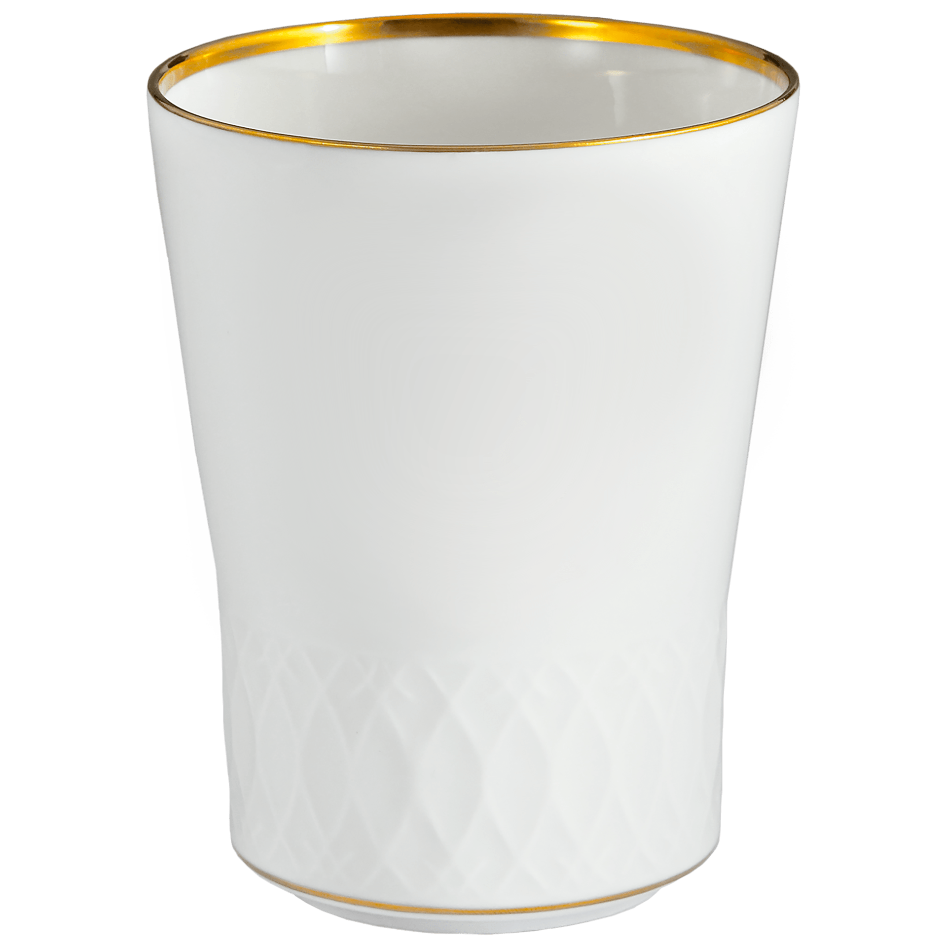 Champagnerbecher Schwerterentwicklung mit Schachbrettmuster H 10,5 cm | Meissen No.41 Swords Luxury Gold 95a017 - 55411 - Meissen Weimar