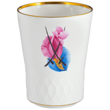Champagnerbecher Schwerterrelief Giant Bloom, H 10,5 cm | Meissen Swords Collection