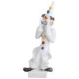 Figur Clown, platin staffiert, H 10 cm | Meissen Miniaturfiguren-Edition