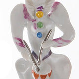Clown mit Trommel, Platin staffiert, reich, H 11 cm | Meissen Porzellan