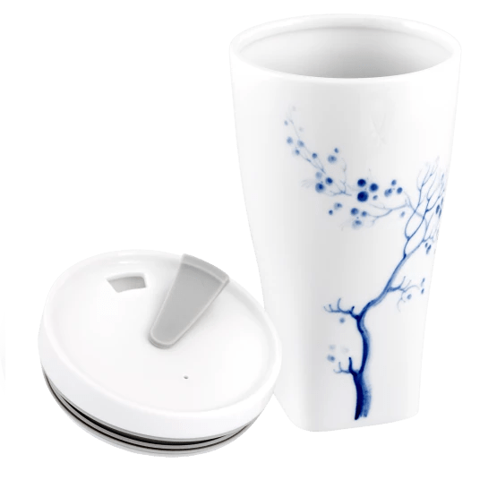 Coffee to go Becher, "Blue Orchid", kobaltblau, V 0,35 l  | Meissen Coffee to go Collection - Nova 830501 - 46m02 - Meissen Weimar