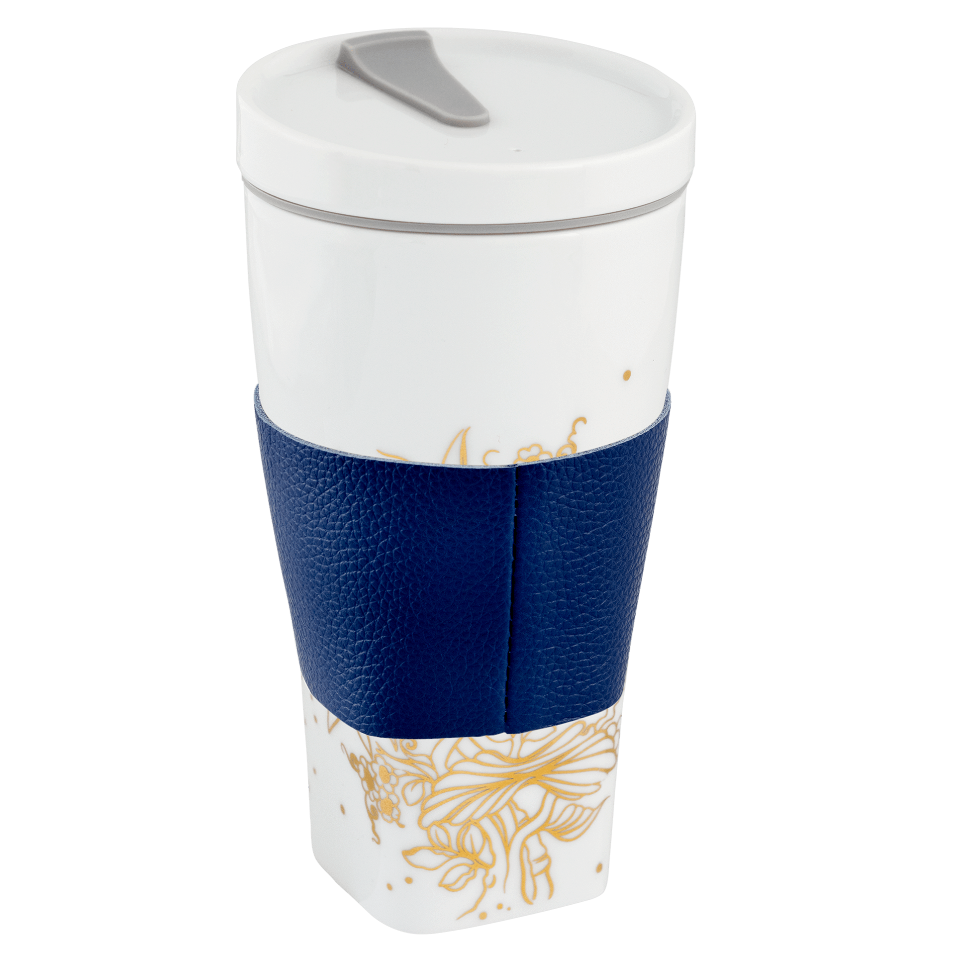 Coffee to go Becher Golden Onion Style H 17 cm | Meissen Coffee to go Collection - Nova vs-79b604-46m01 - Meissen Weimar