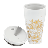 Coffee to go Becher Golden Onion Style H 17 cm | Meissen Coffee to go Collection - Nova