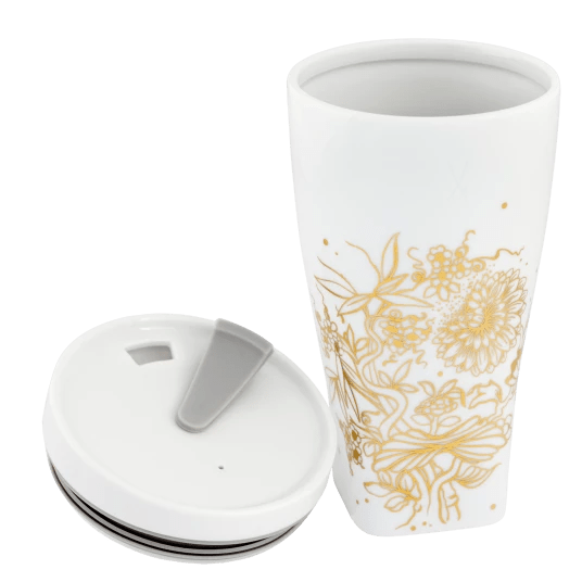 Coffee to go Becher, "Golden Onion Style" V 0,35 l | Meissen Coffee to go Collection - Nova 79B604 - 46M02 - Meissen Weimar