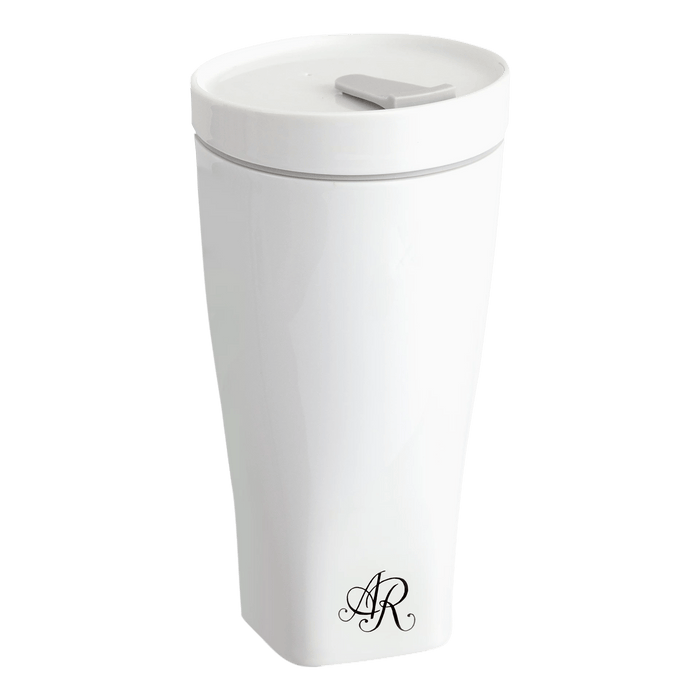 Coffee to go Becher Weiß V 0,35 l mit Monogramm | Meissen Coffee to go Collection - Nova
