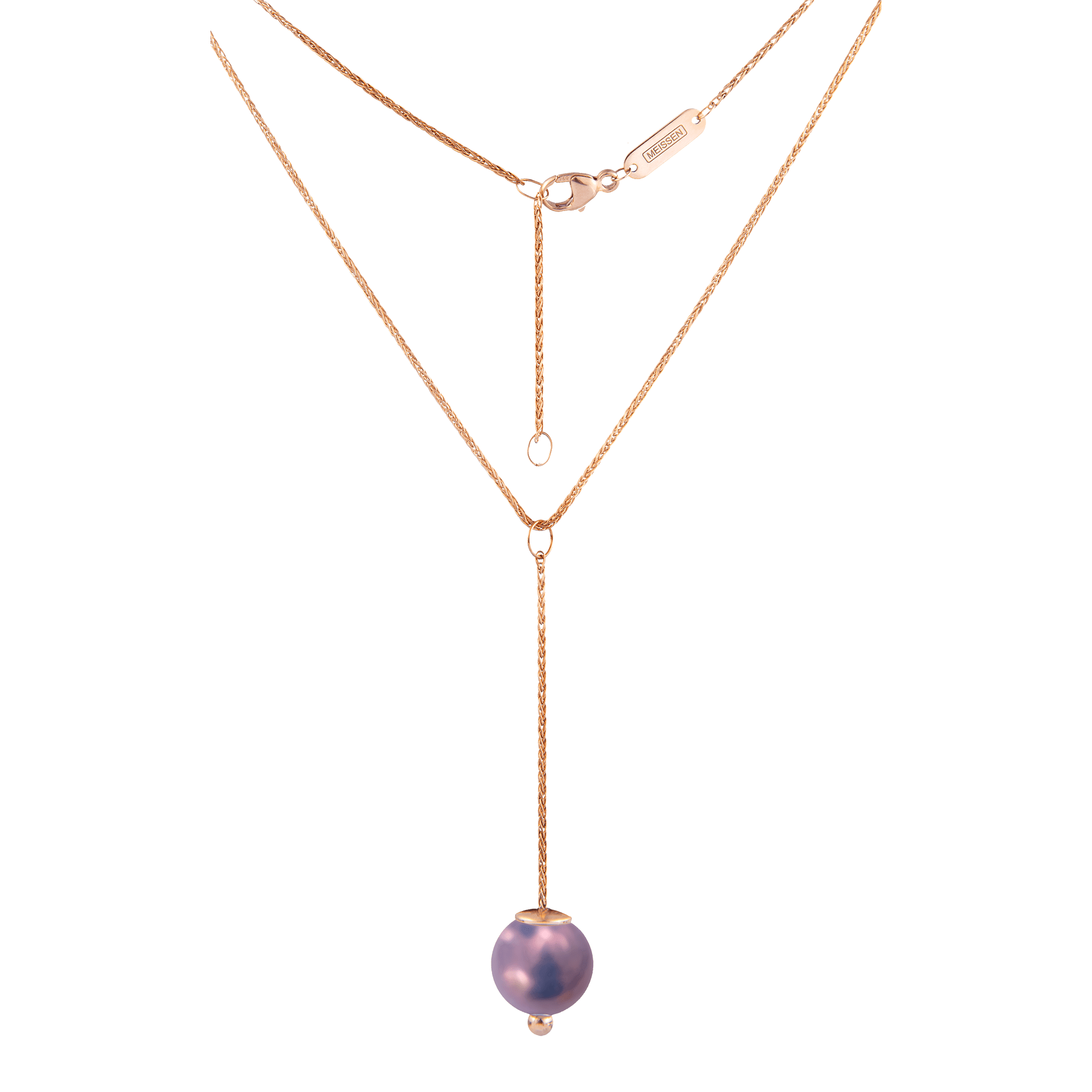 Collier Pearl Collection Lilac, L 63 cm | Meissen Pearl Collection mpj20pcl131c63 - Meissen Weimar