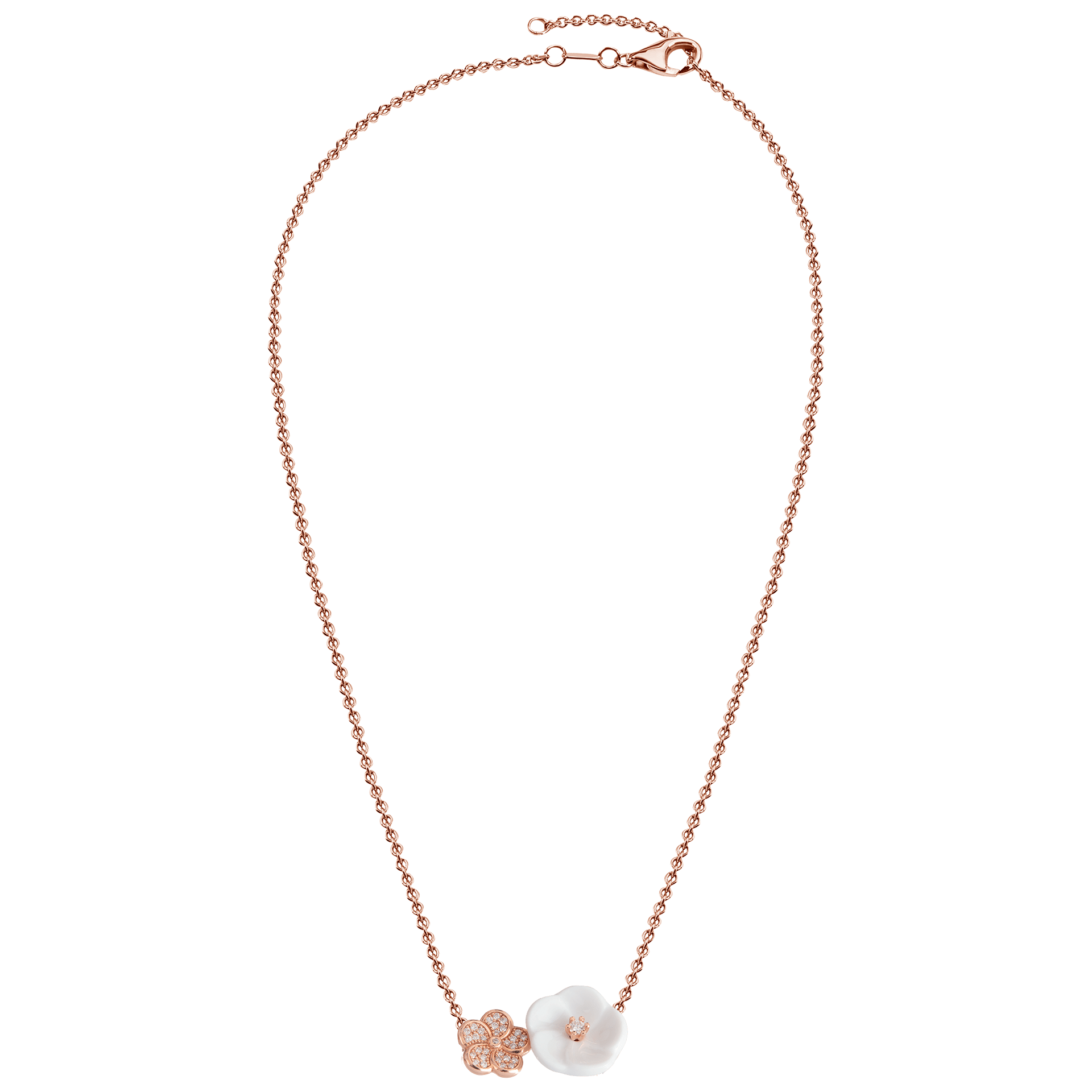 Collier Roségold 45 cm | Meissen Royal Blossom Collection mpj20bl175c45 - Meissen Weimar