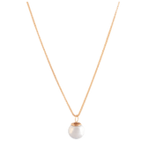 Collier Roségold, 45 cm, mit Porzellanperle | Meissen Pearl Collection